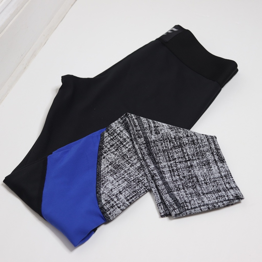 Heroine Sport Black Color Block Cycling Leggings Pants S Athletic Wear